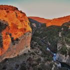 la ventana del diablo a la puesta de sol