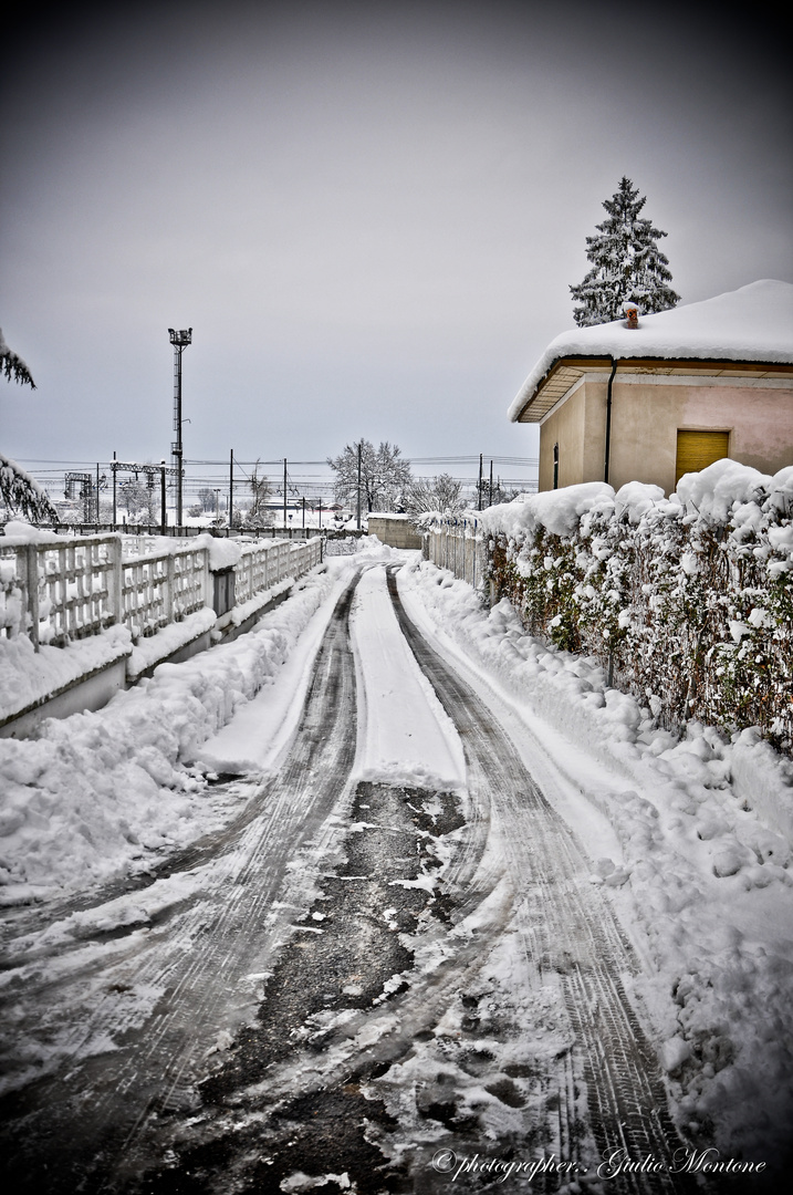 .....la via delle nevi....