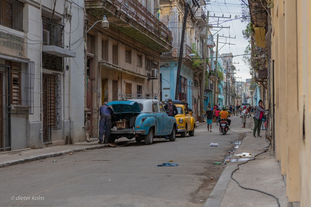 La vida en la calle de Habana