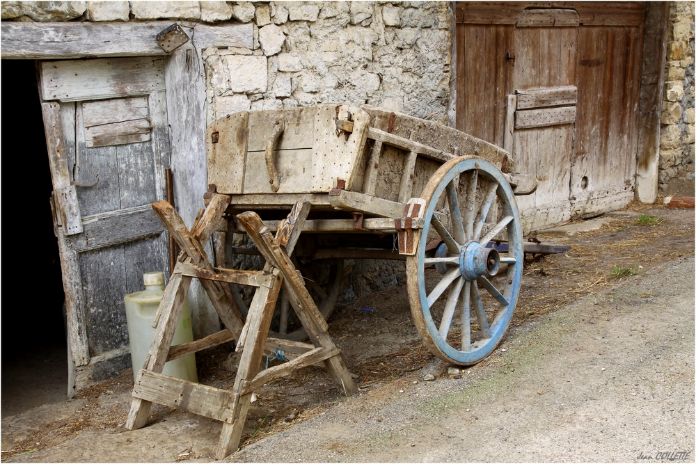 La vieille charrette.