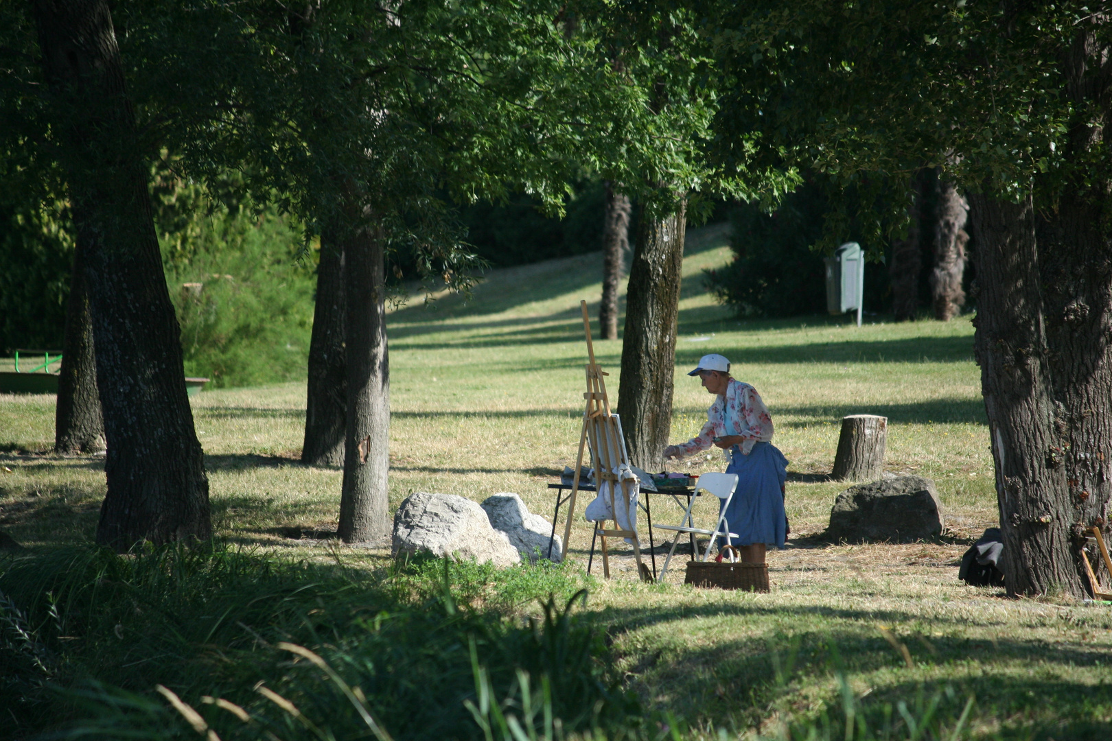 la vieille dame aux pinceaux