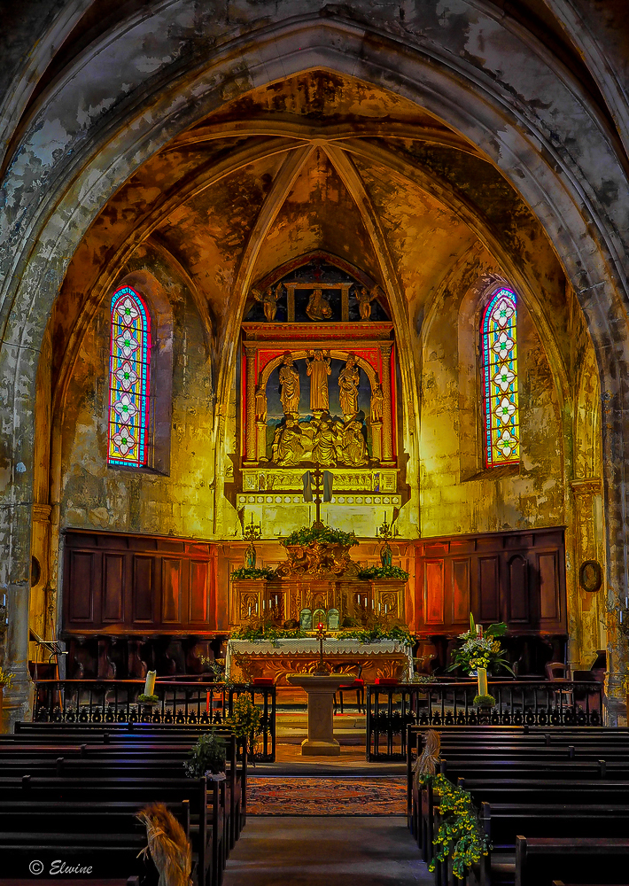 La vieille église de Bonnieux 