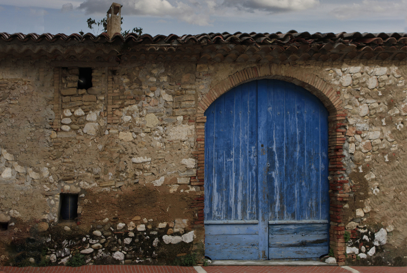 La vieille porte bleue 