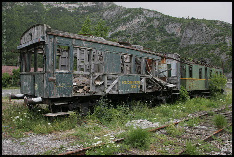 La vieja estación de Canfranc....