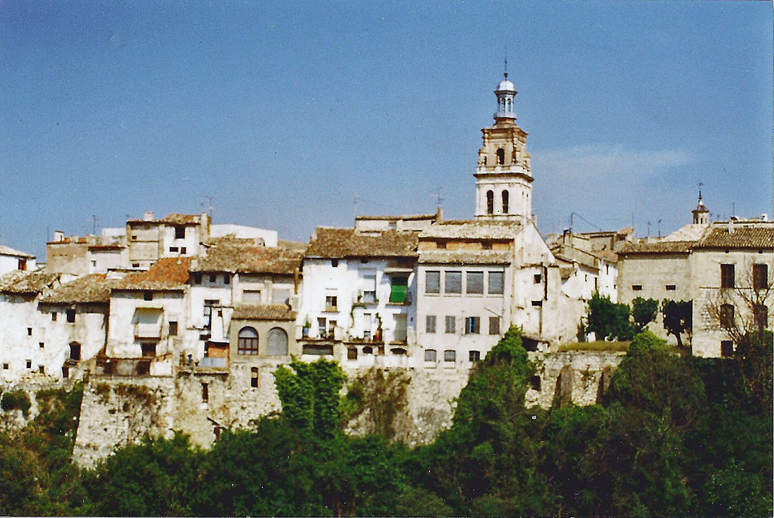 La Vila desde el Puente Sta. María - Onteniente