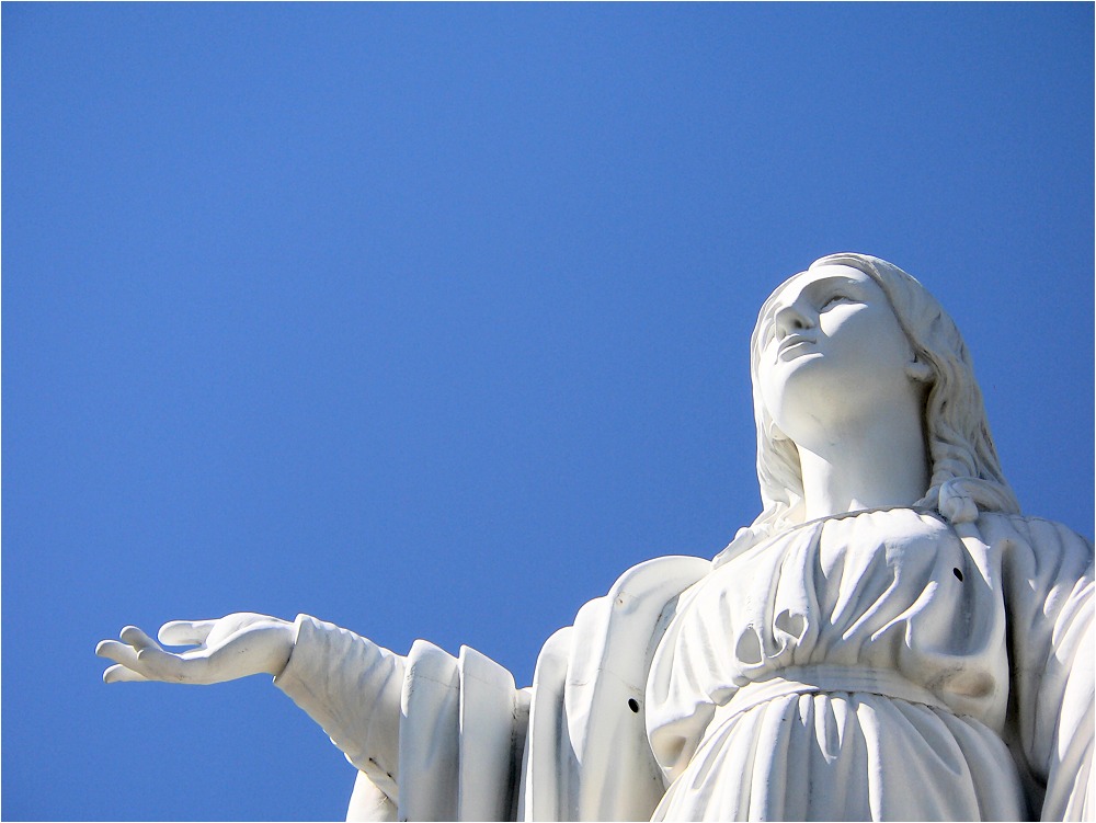 La Virgen del Cerro San Cristobal Foto & Bild south america, chile