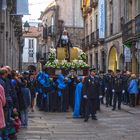 La Virgen en La Procesión de La Última Cena.