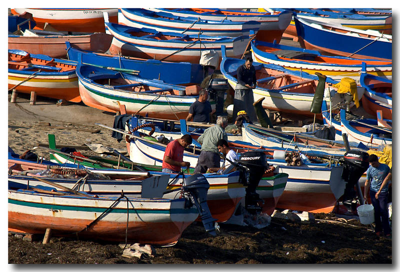 La vita dei pescatori...