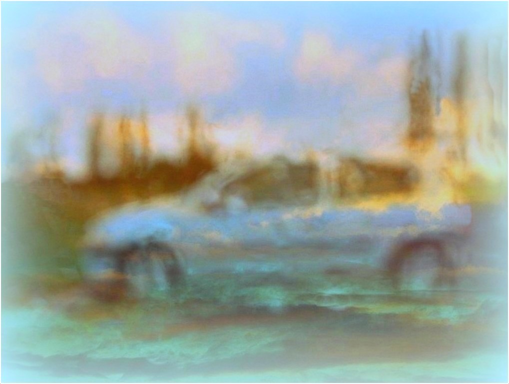  La voiture dans le paysage