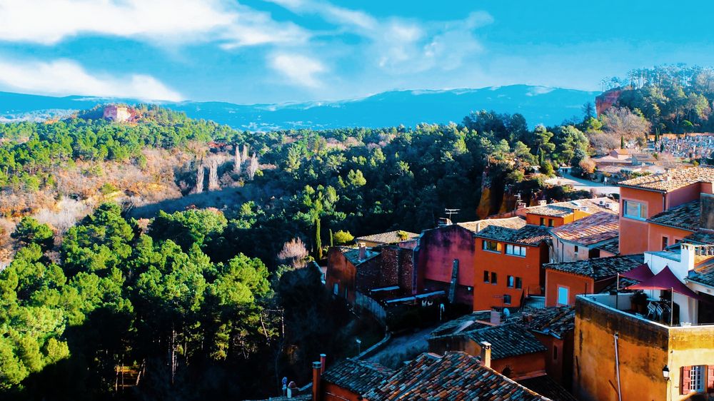 La vue à Roussillon