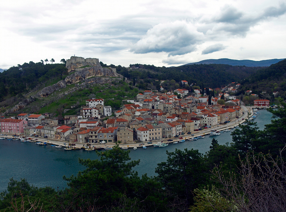 La vue sur la ville de Novigrad ... Der Blick auf die Stadt Novigrad ...