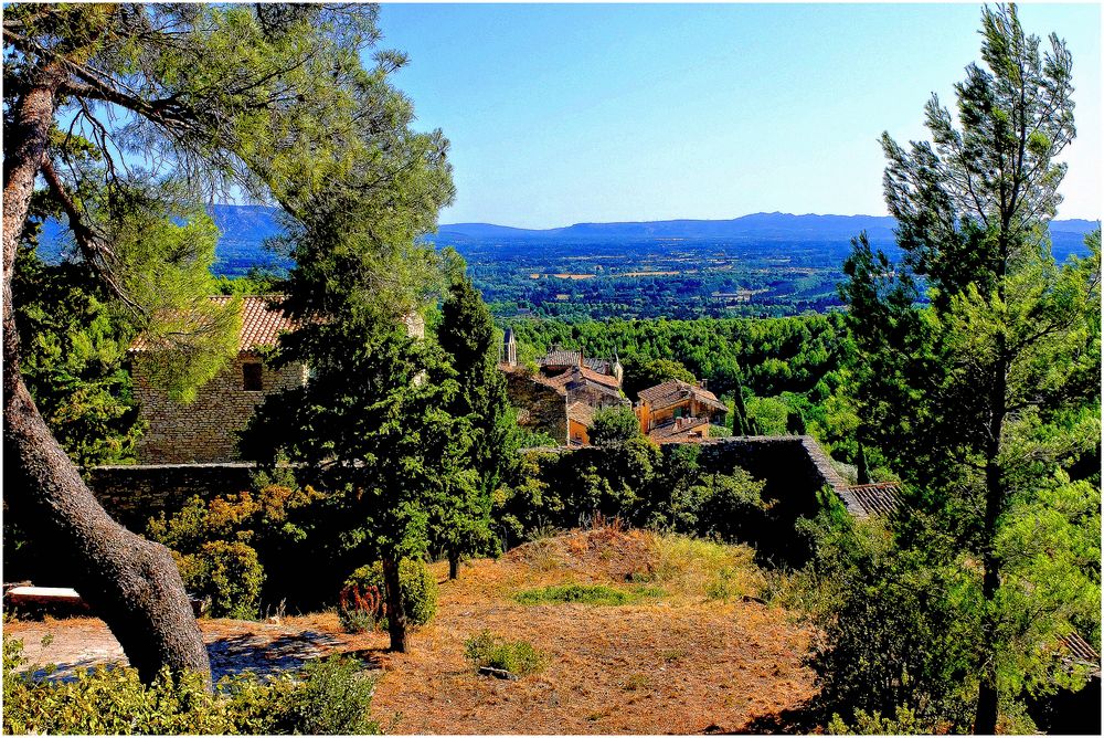 La vue sur Saumane