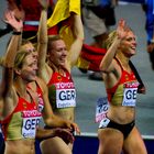 LA-WM 2009 Berlin - 4x100 m der Frauen