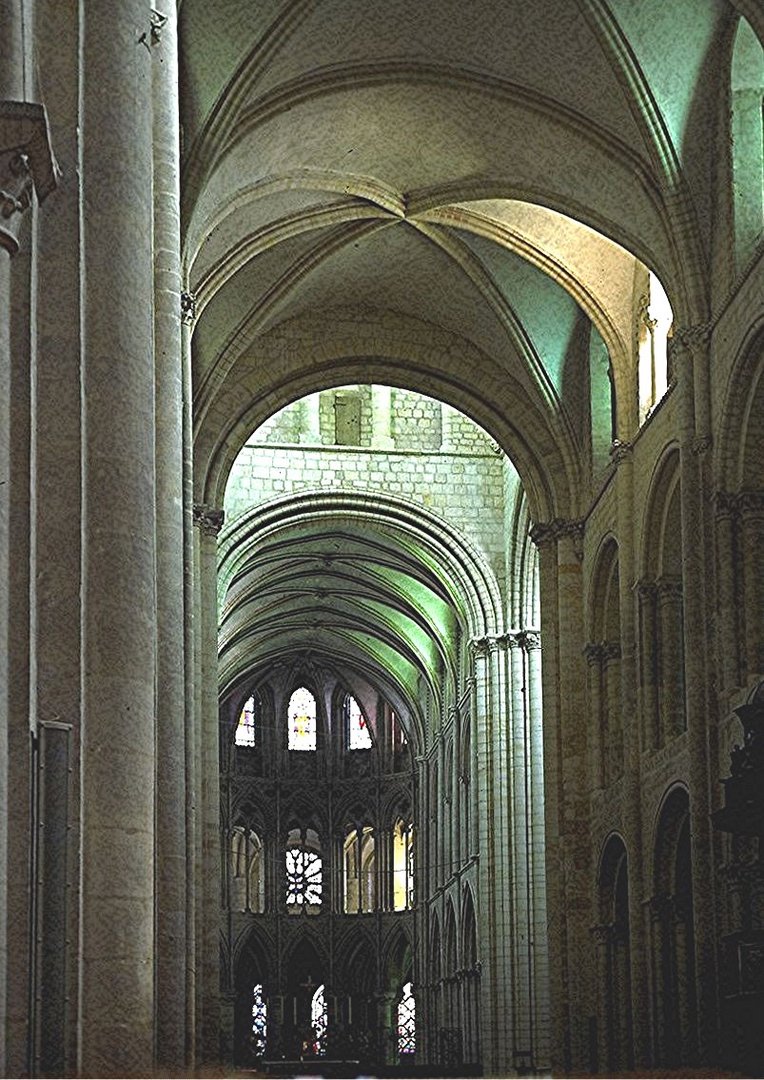 L'ABBAYE AUX HOMMES La nef de st etienne