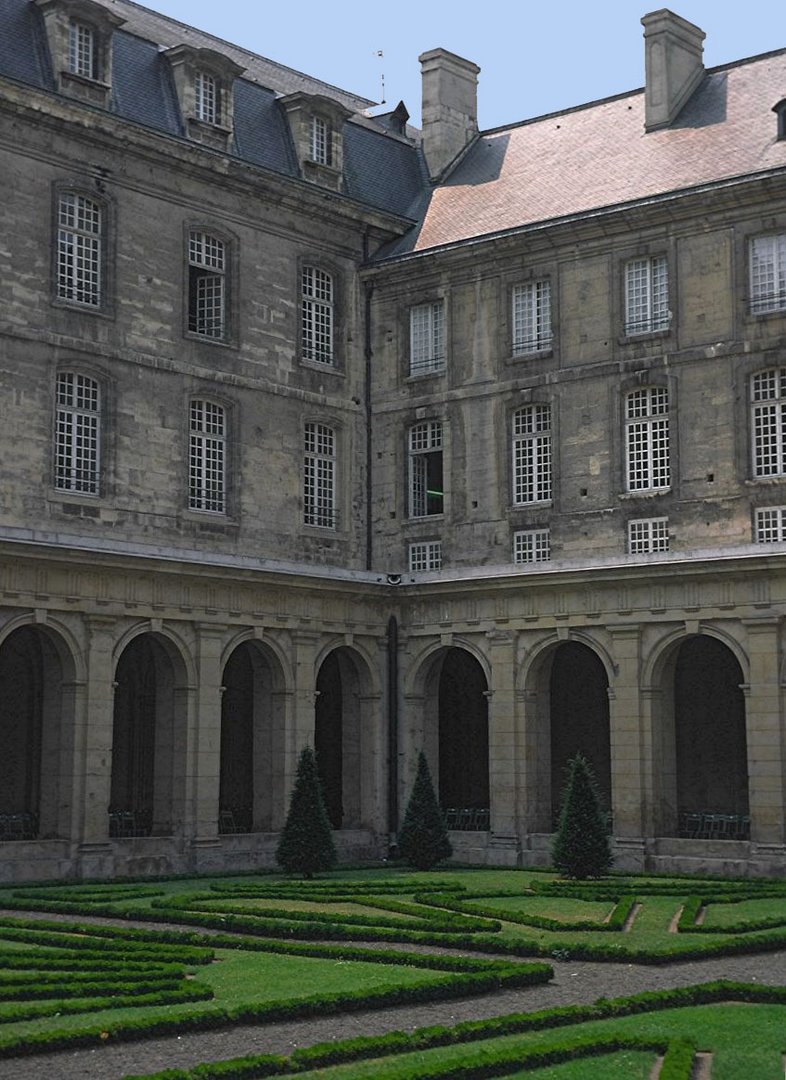 L'ABBAYE AUX HOMMES les jardins conventuels