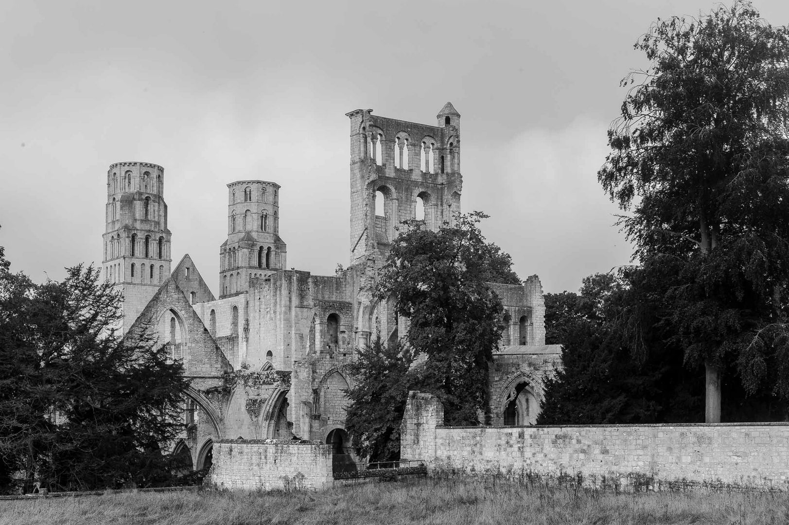 l'abbaye de Jumièges