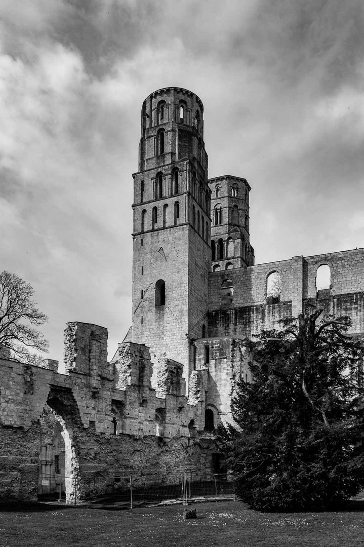 l'abbaye de Jumièges