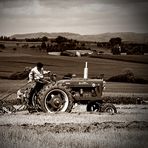 labour à l'ancienne, version sépia