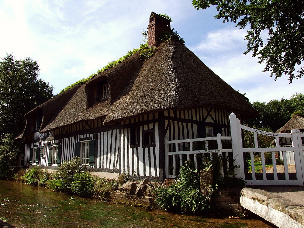 L'abreuvoir de Veules les Roses ( Seine-Maritime )