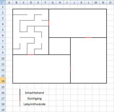 Labyrinth Zeichnung