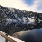 Lac blanc en noir