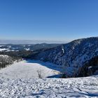 Lac blanc recouvert de blanc