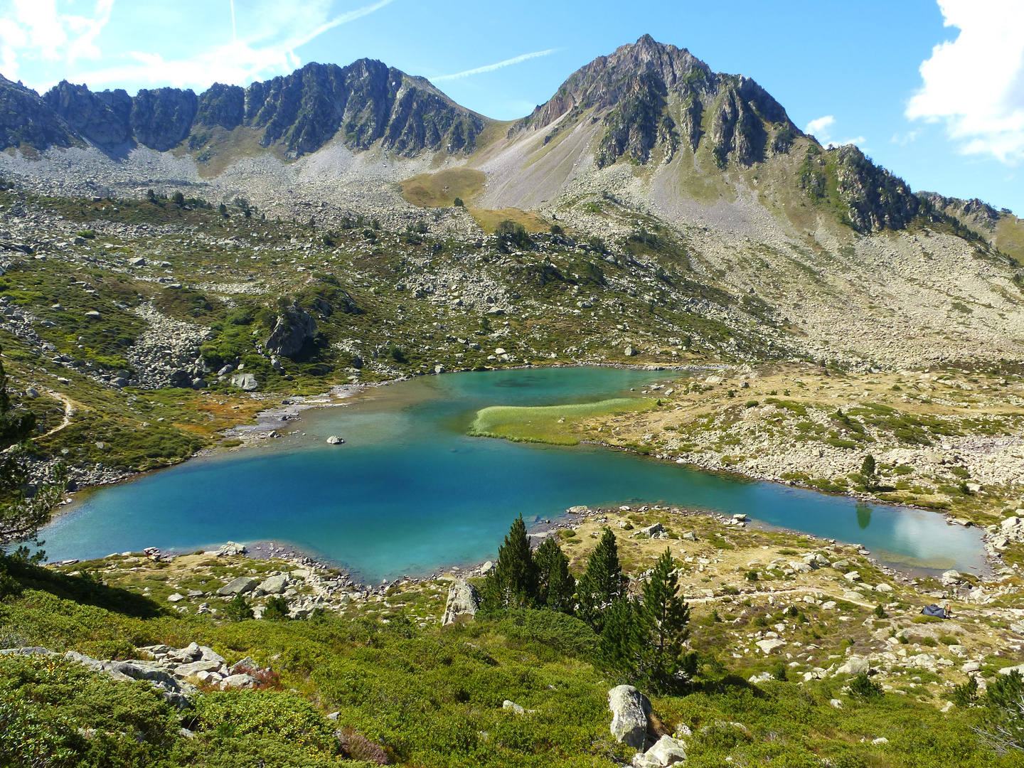 Lac blanc ( Vallon dets Coubous ) Hautes Pyrénées