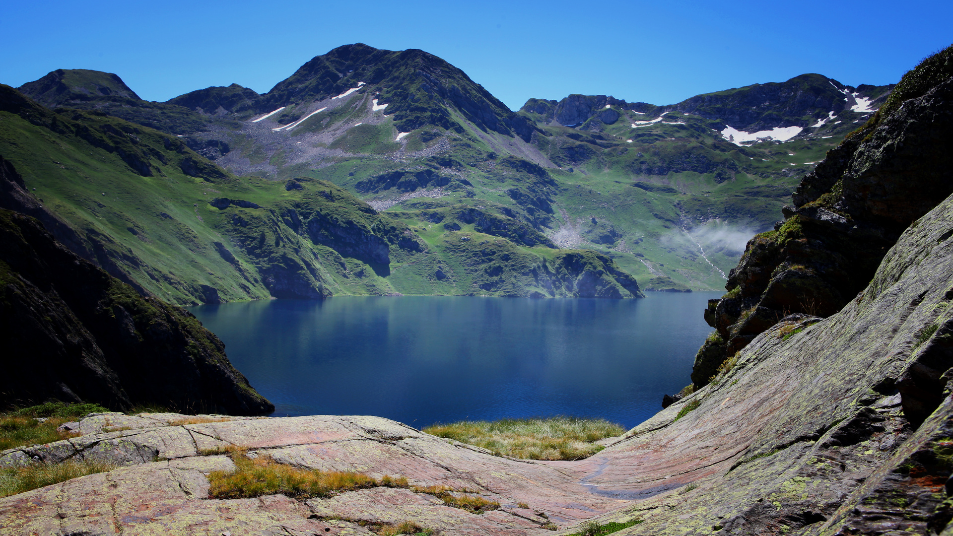 Lac bleu Pyrenäen