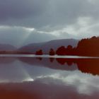 Lac Chambon, Auvergne, Frankreich 1990