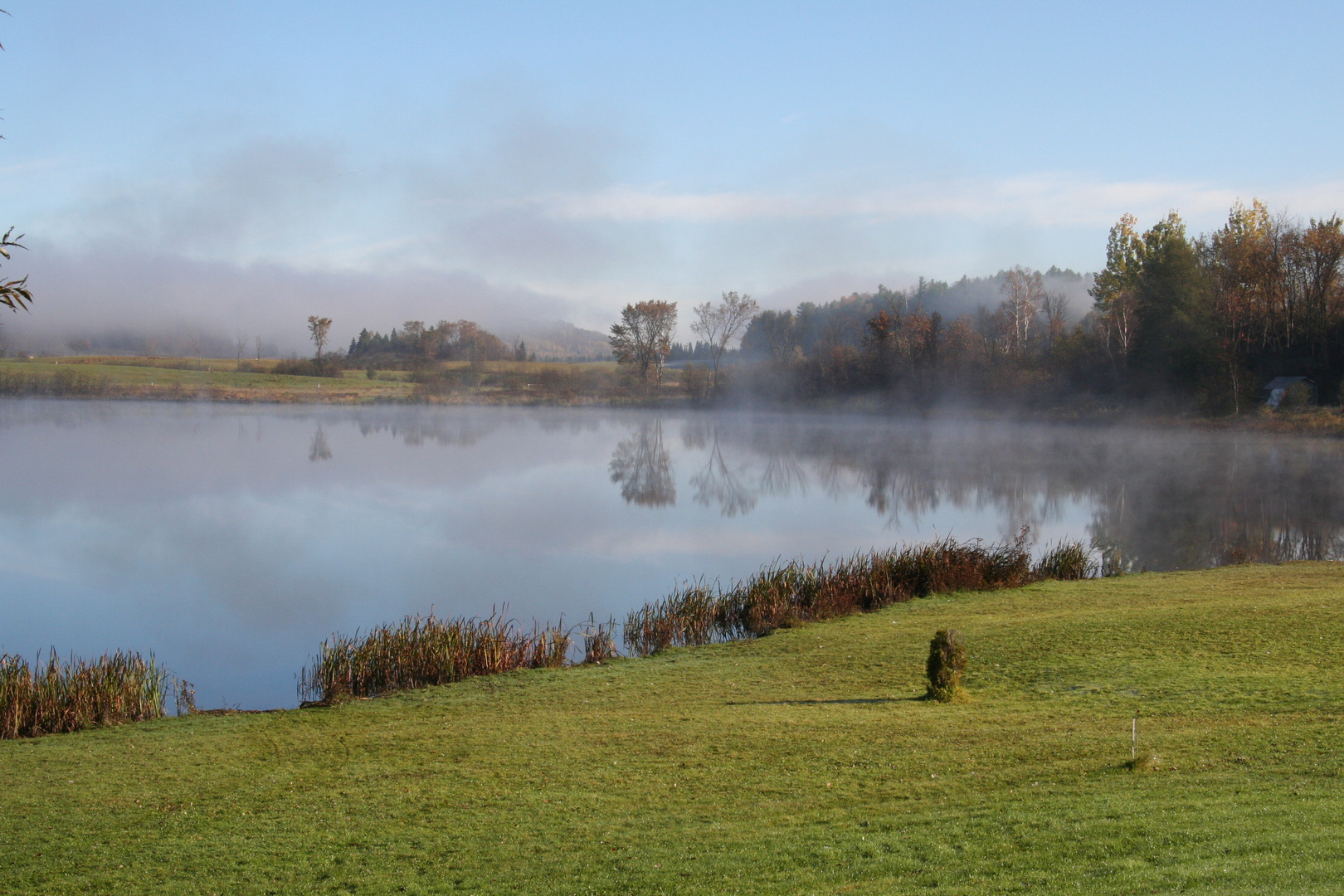 lac Charlebois 2006 fog