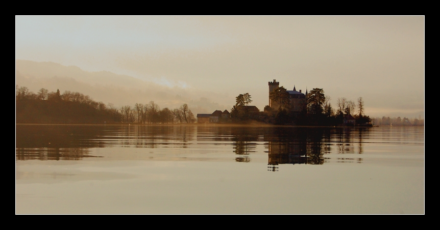 lac d'Annecy,château de Ruphy.