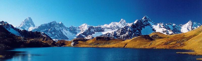 Lac de Fenêtre mit Mt.Blanc-Gruppe