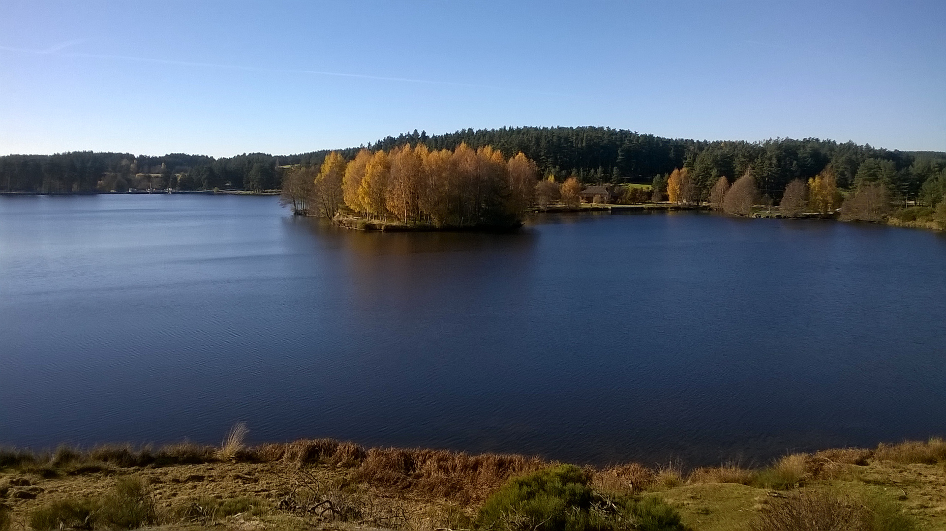 Lac de Ganivet début novembre