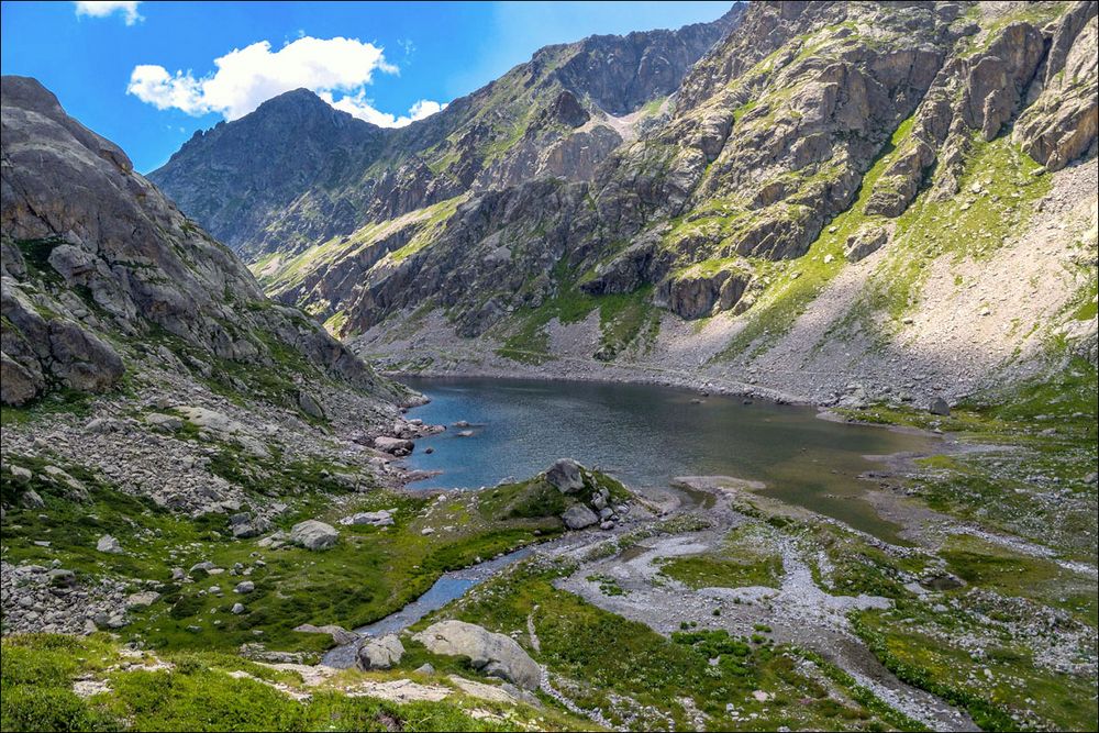 Lac de la fous vue du refuge