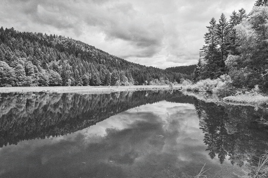 Lac de Lispach II blanc & noir