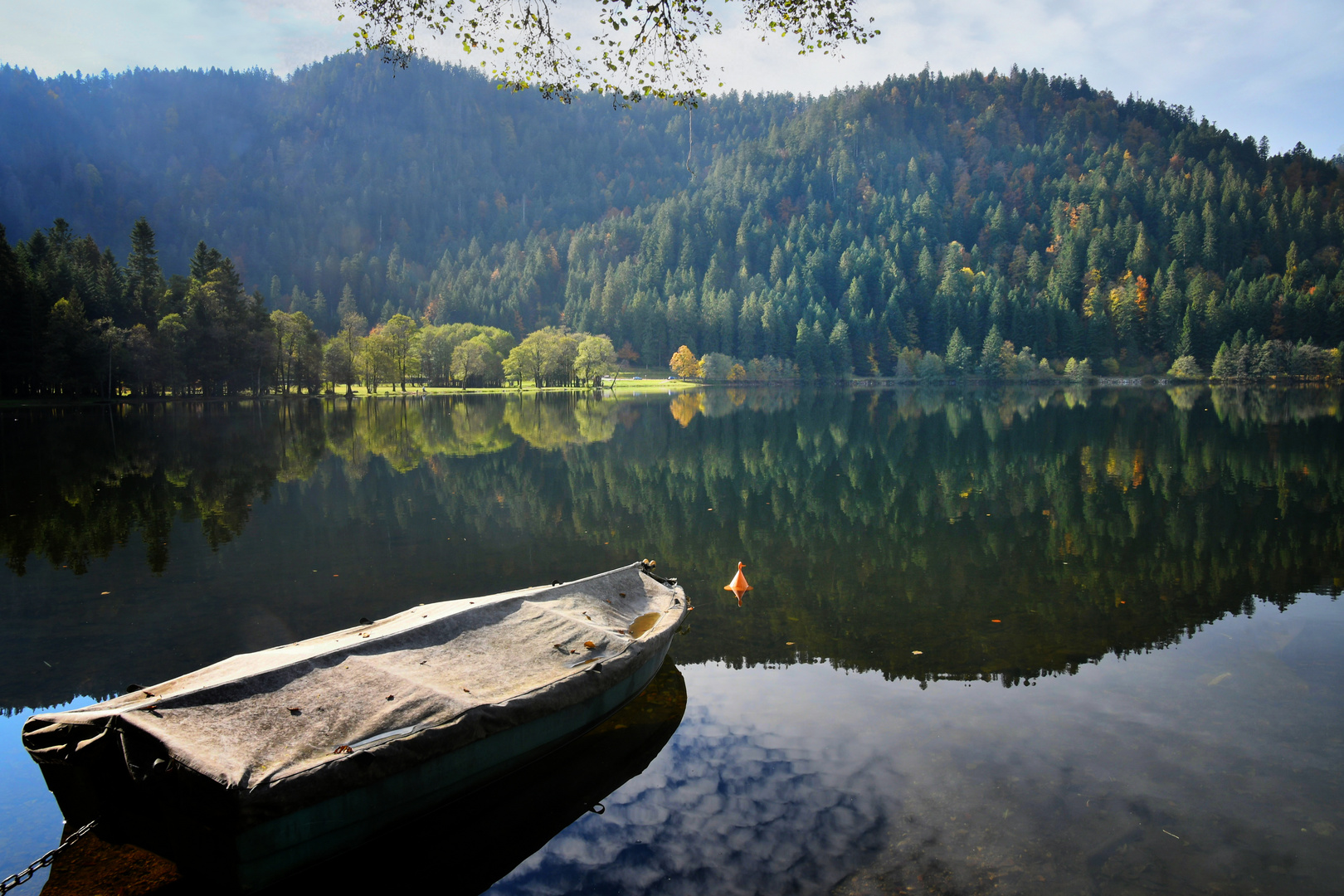 Lac de Longemer Herbst