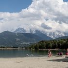 Lac de Passy face au Mont Blanc