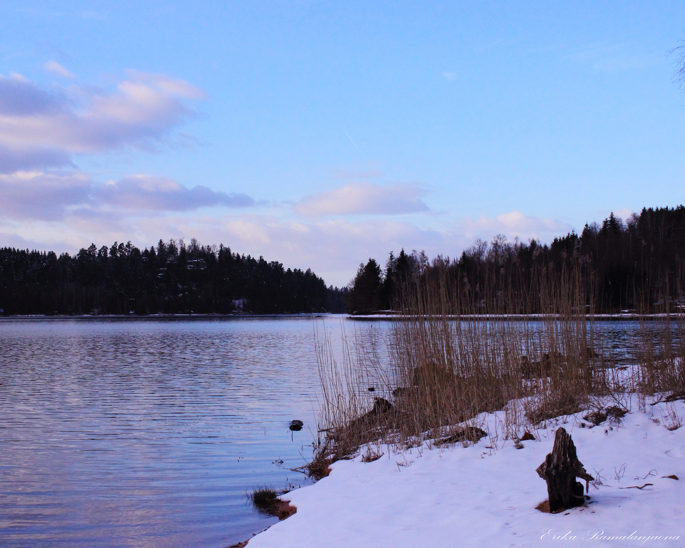 Lac de Pierre Percée au matin