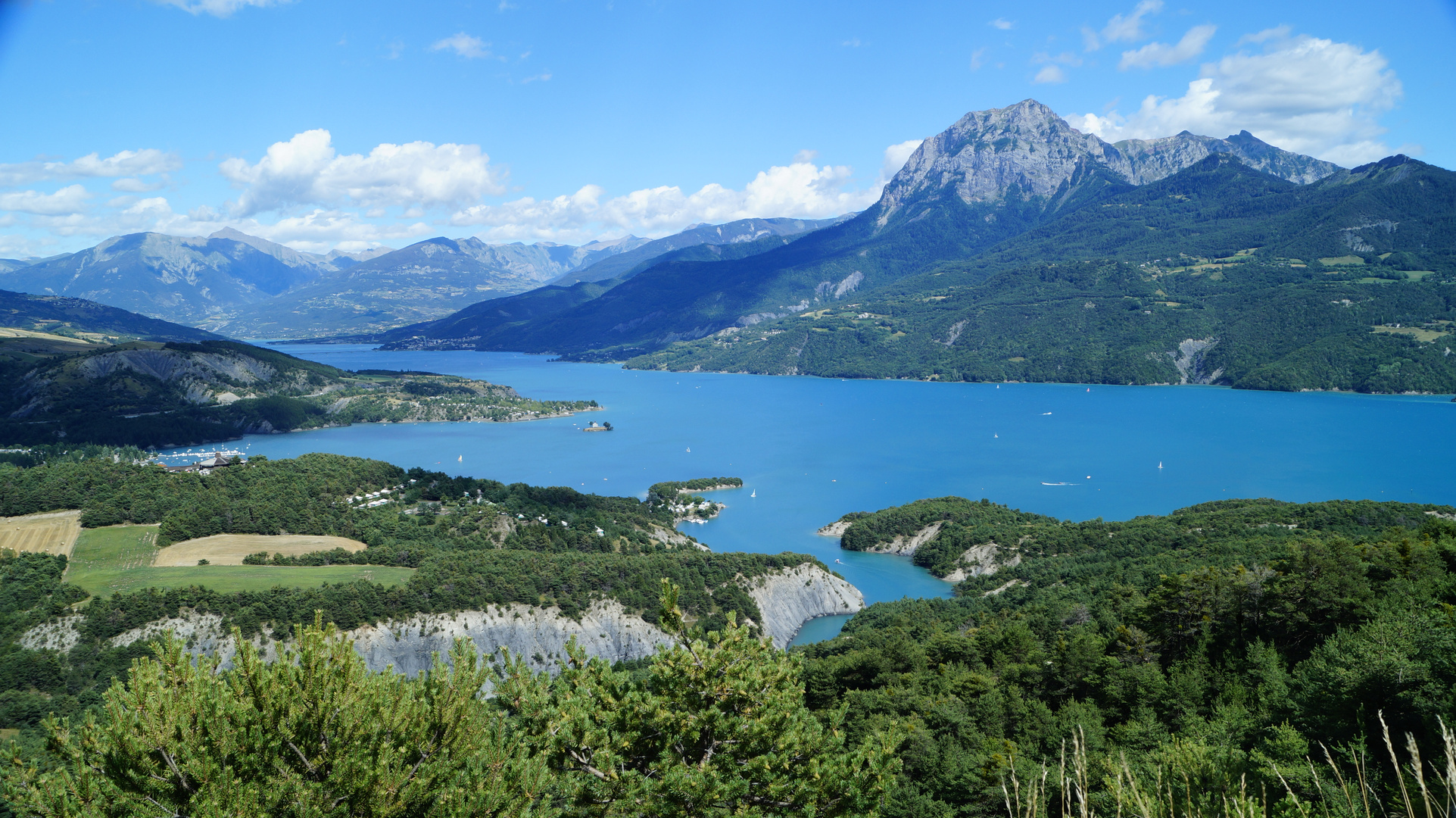 Lac de serre ponçon 05