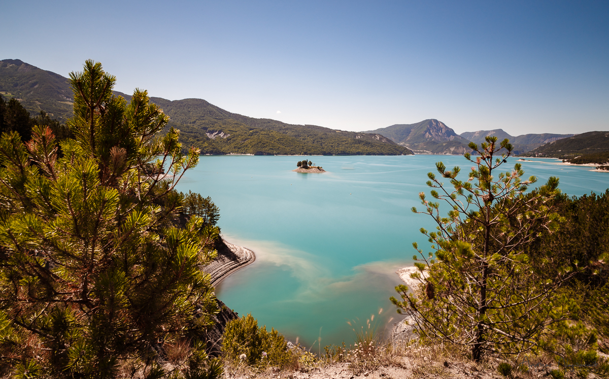 Lac De Serre Poncon Kapelle Saint Michel Foto Bild Canon France World Bilder Auf Fotocommunity