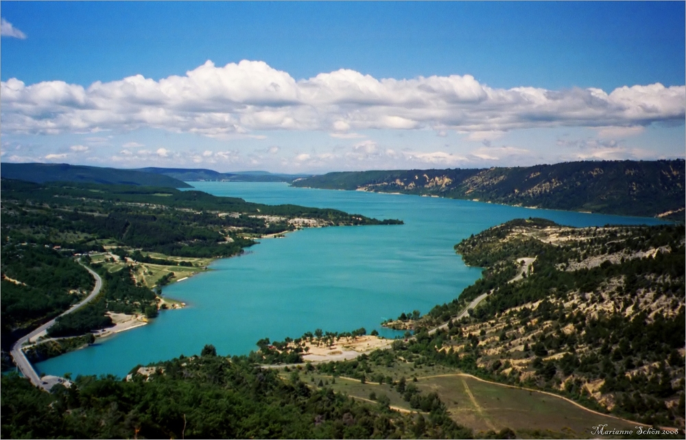 Lac-de-Ste. Croix ...am Ende des Gorges du Verdon