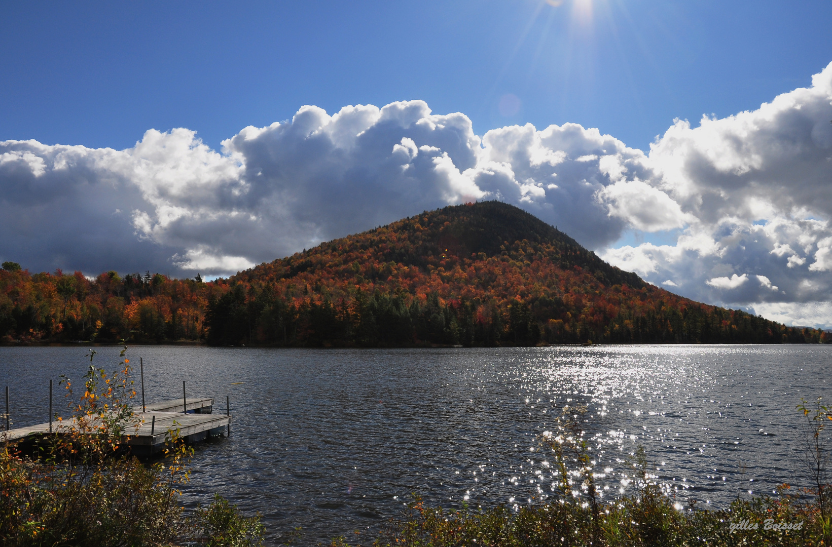 lac de Sugar Loaf en automne