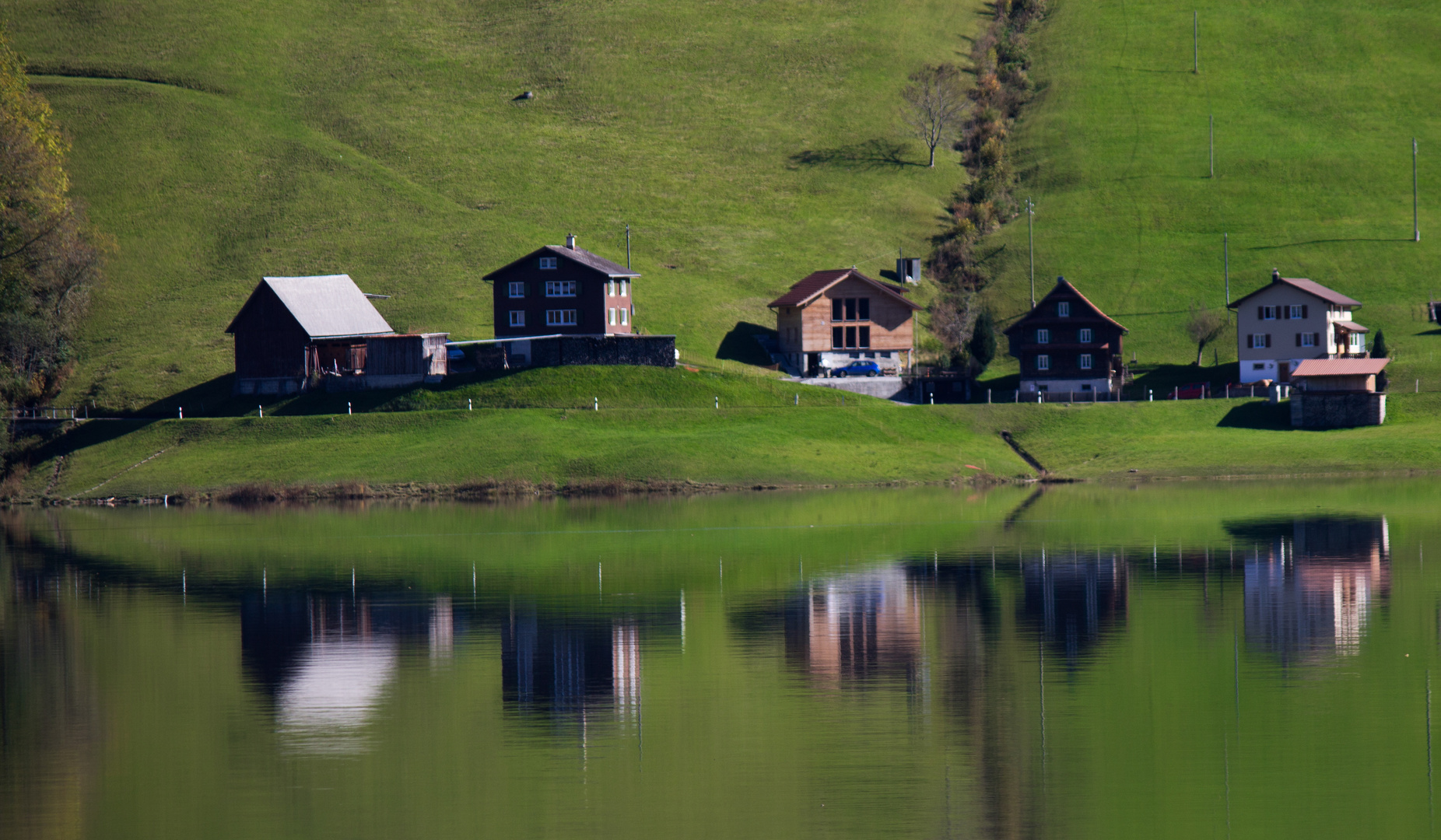 Lac de Wägital en Suisse