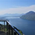 Lac du Bourget, Savoie - vue depuis le col de la Chambotte