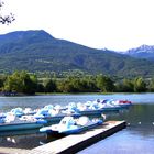 Lac et Pédalos à Embruns