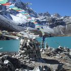 lac gokyo en automne (nepal