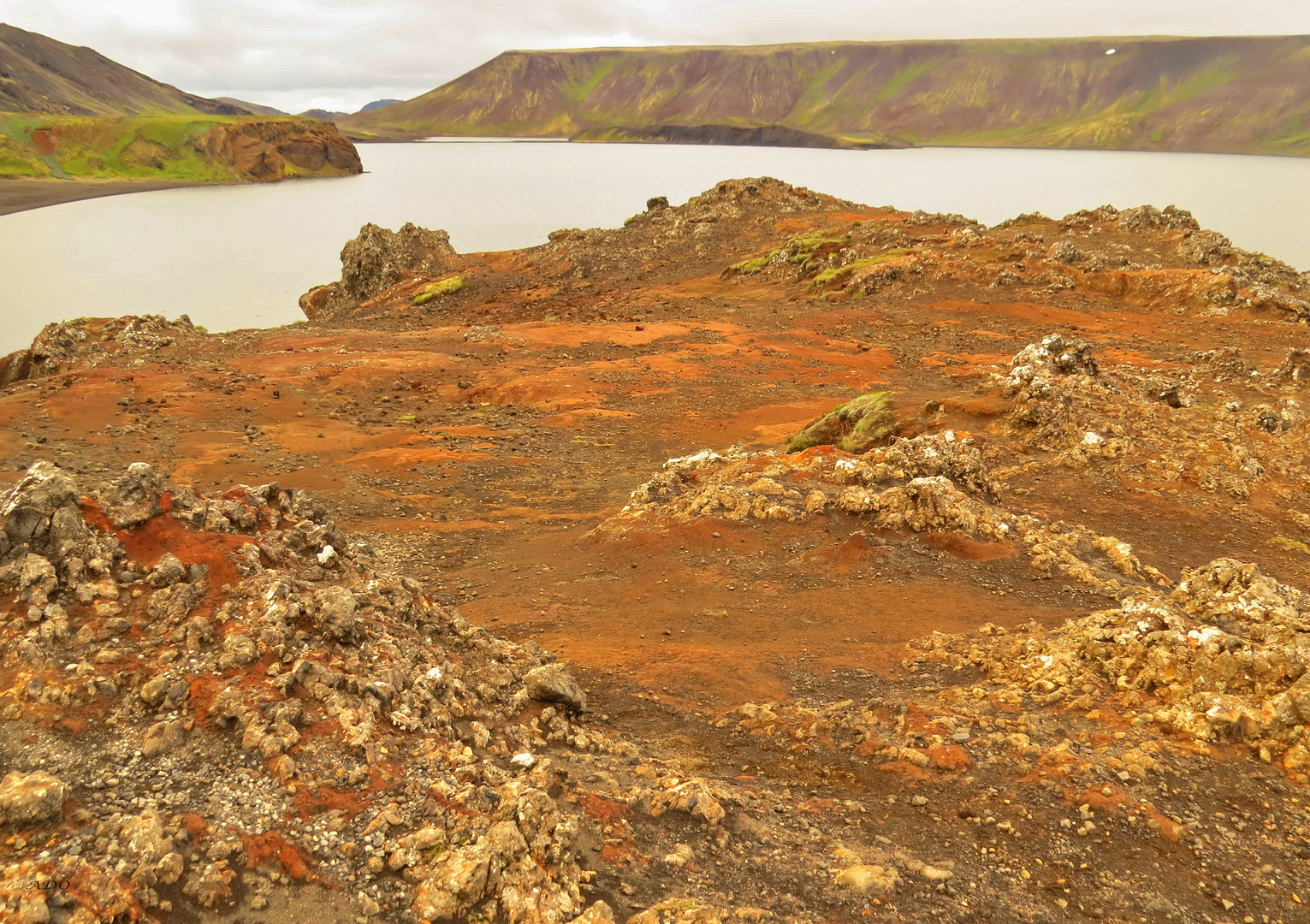 Lac Kleivarvatn, Islande