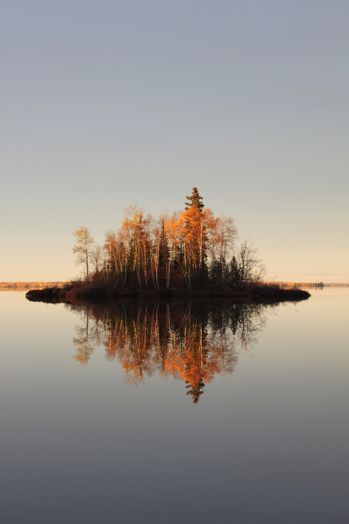 lac miroire endroit ou enver