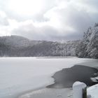 lac pavin en hiver