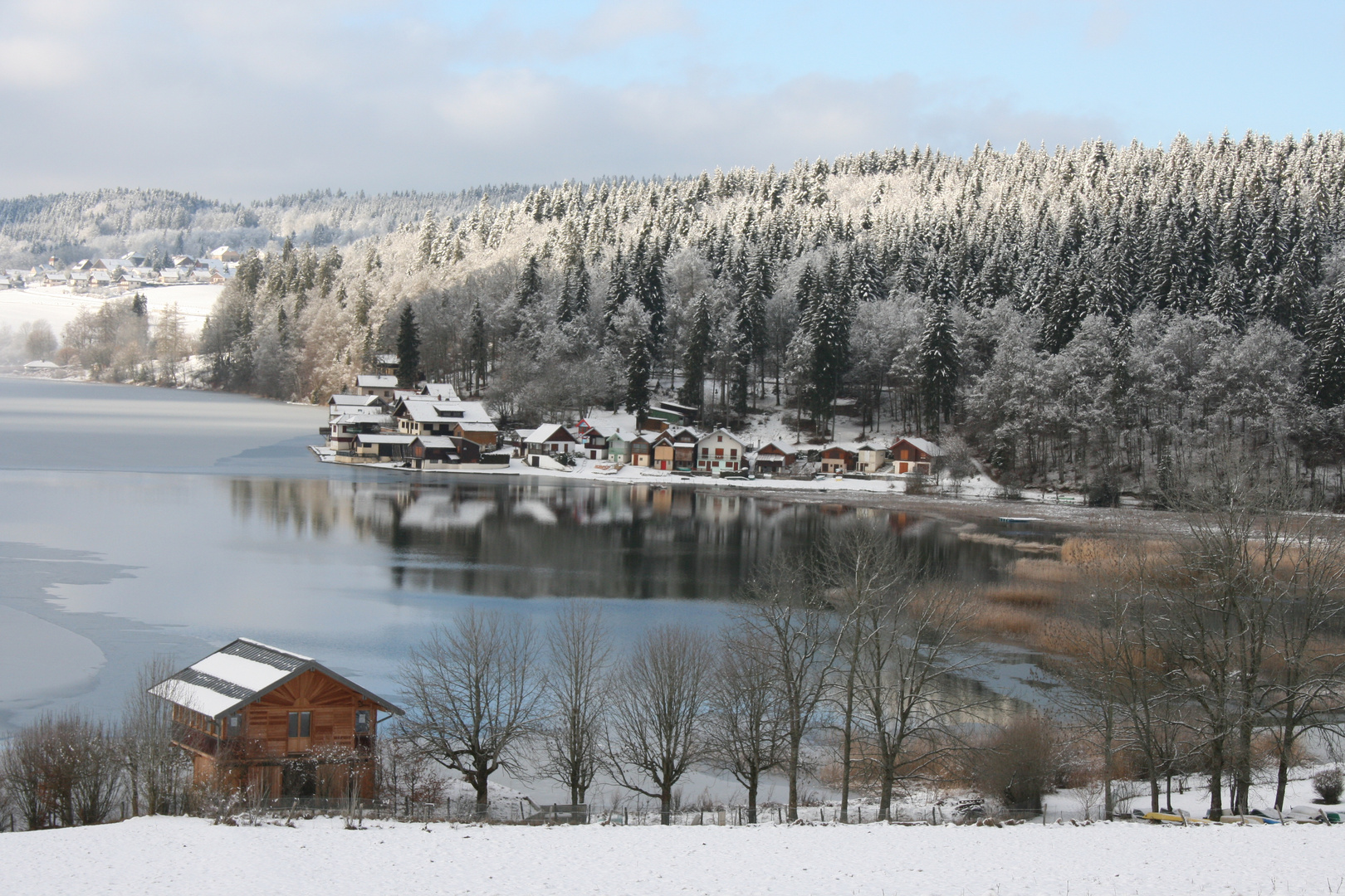 LAC SAINT POINT EN HIVER